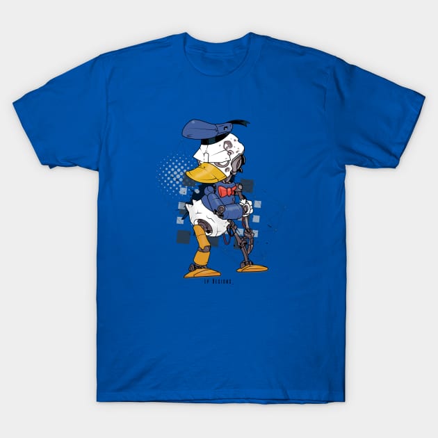 The Cyborg Duck T-Shirt by LpDesigns_